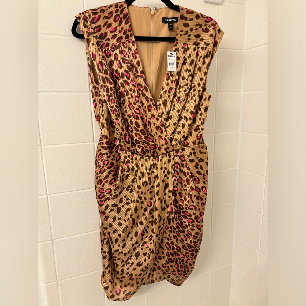 NWT Express Chetah Dress